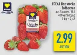 diska EDEKA Herzstücke Erdbeeren Angebot