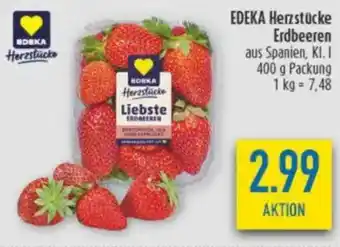 diska EDEKA Herzstücke Erdbeeren Angebot