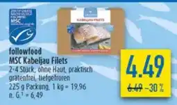 diska followfood MSC Kabeljau Filets Angebot