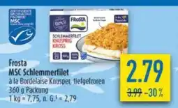 diska Frosta MSC Schlemmerfilet Angebot