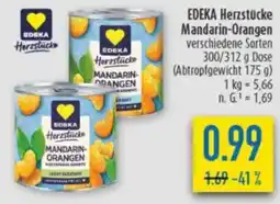 diska EDEKA Herzstücke Mandarin-Orangen Angebot