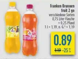 diska Franken Brunnen fruit 2 go Angebot