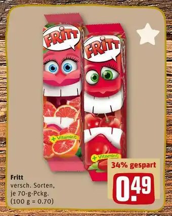 REWE Fritt kaubonbons Angebot