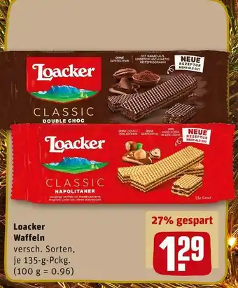 REWE Loacker waffeln Angebot