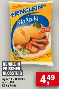 Handelshof Henglein frischer klossteig Angebot