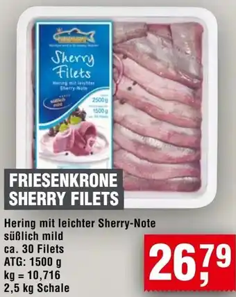 Handelshof Friesenkrone sherry filets Angebot