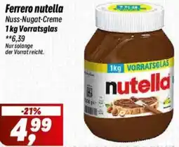 Simmel Ferrero nutella Nuss-Nugat-Creme Angebot