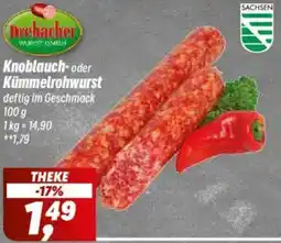 Simmel Drebacher Knoblauch- oder Kümmelrohwurst Angebot