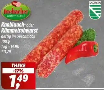 Simmel Drebacher Knoblauch- oder Kümmelrohwurst Angebot