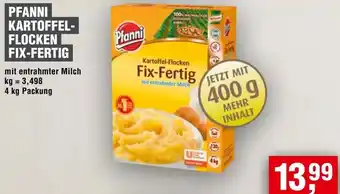 Handelshof Pfanni kartoffel flocken fix-fertig Angebot