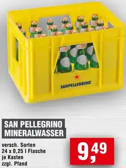 Handelshof San pellegrino mineralwasser Angebot