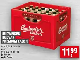 Handelshof Budweiser budvar premium lager Angebot