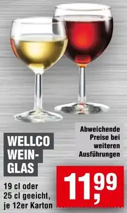 Handelshof Wellco wein-glas Angebot