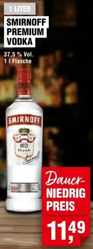 Handelshof Smirnoff premium vodka Angebot