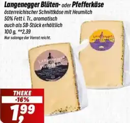 Simmel Langenegger Blüten- oder Pfefferkäse Angebot