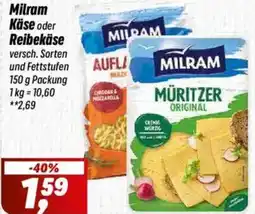 Simmel Milram Käse oder Reibekäse Angebot