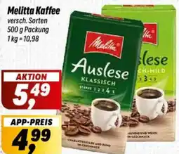 Simmel Melitta Kaffee Angebot