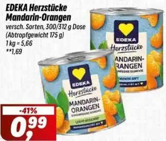 Simmel EDEKA Herzstücke Mandarin-Orangen Angebot