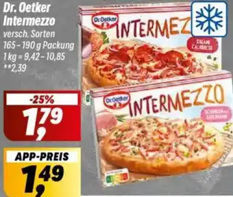 Simmel Dr. Oetker Intermezzo Angebot