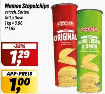 Simmel Mamee Stapelchips Angebot