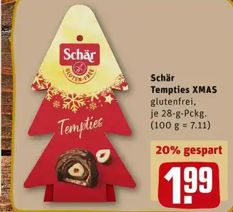 REWE Schär tempties xmas Angebot