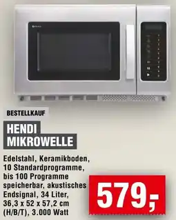 Handelshof Hendi mikrowelle Angebot