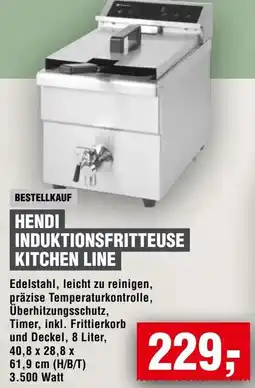 Handelshof Hendi induktionsfritteuse kitchen line Angebot