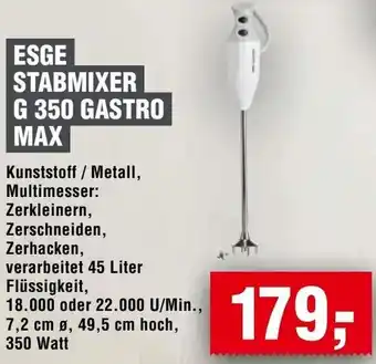 Handelshof Esge stabmixer g 350 gastro max Angebot