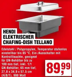 Handelshof Hendi elektrischer chafing-dish tellano Angebot