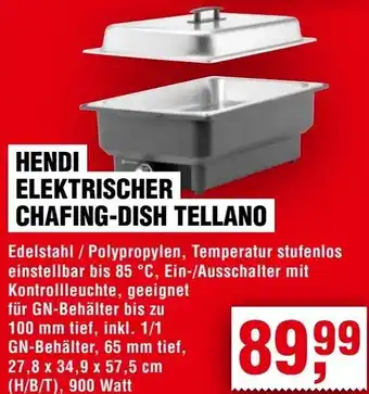 Handelshof Hendi elektrischer chafing-dish tellano Angebot