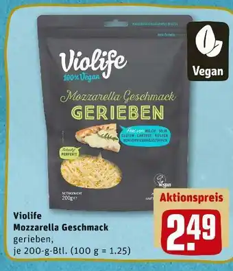 REWE Violife mozzarella geschmack Angebot