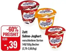 Feneberg Zott Sahne-Joghurt Angebot