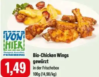 Feneberg VON HIER Bio-Chicken Wings gewürzt Angebot