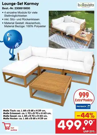 Netto Marken-Discount bellavista Lounge-Set Karmoy Angebot