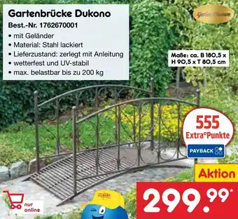 Netto Marken-Discount Gartenbrücke Dukono Angebot