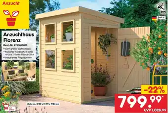 Netto Marken-Discount Karibu Anzuchthaus Florenz Angebot