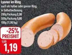 Feneberg Lyoner im Ring Angebot