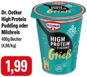 Feneberg Dr. Oetker High Protein Pudding oder Milchreis Angebot