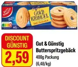 Feneberg Gut & Günstig Butterspritzgebäck Angebot