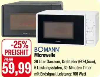 Feneberg BOMANN Microwelle Angebot