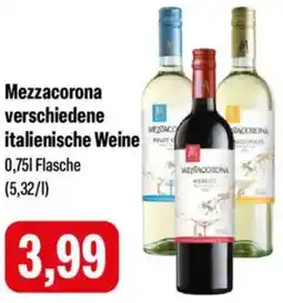 Feneberg Mezzacorona verschiedene italienische Weine Angebot