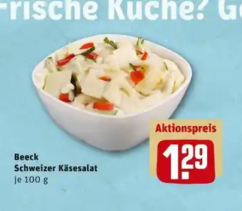 REWE Beeck schweizer käsesalat Angebot