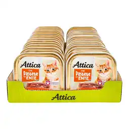 Netto Marken-Discount Attica Katzennahrung Pastete Ente 100 g, 32er Pack Angebot