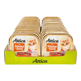 Netto Marken-Discount Attica Katzennahrung Pastete Ente 100 g, 32er Pack Angebot