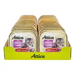 Netto Marken-Discount Attica Katzennahrung Senior Lamm 100 g, 32er Pack Angebot