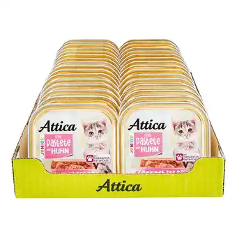 Netto Marken-Discount Attica Katzennahrung Junior Huhn 100 g, 32er Pack Angebot