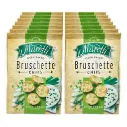 Netto Marken-Discount Maretti Bruschette Chips Sour Cream & Onion 150 g, 14er Pack Angebot