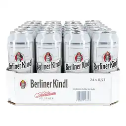 Netto Marken-Discount Berliner Kindl Jubiläums Pilsener 5,1 % vol 0,5 Liter Dose, 24er Pack Angebot