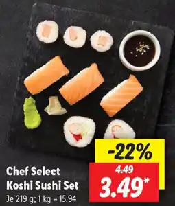 Lidl Chef Select Koshi Sushi Set Angebot