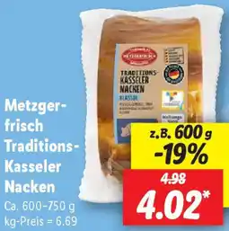 Lidl Metzgerfrisch Traditions Kasseler Nacken Angebot